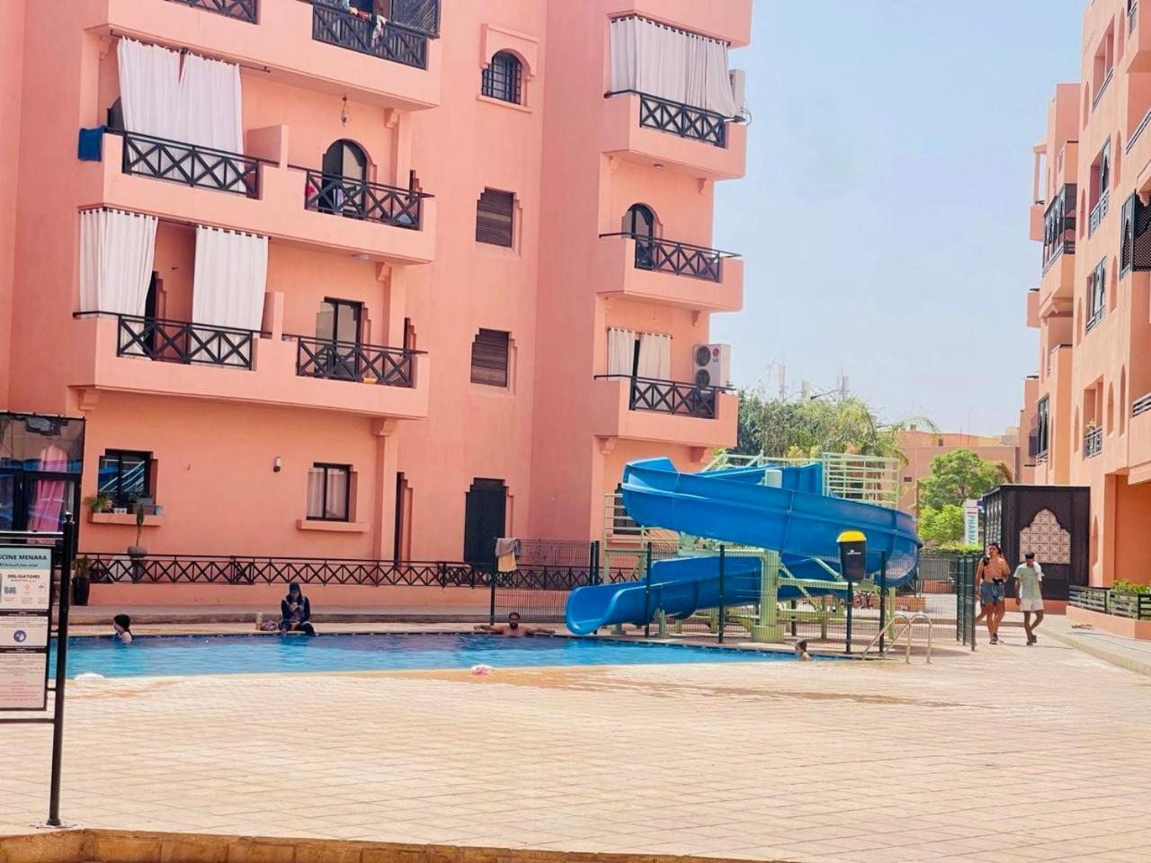 Oasis De Detente Avec Terrasse Et Vue Sur Piscine Marrakesh Luaran gambar